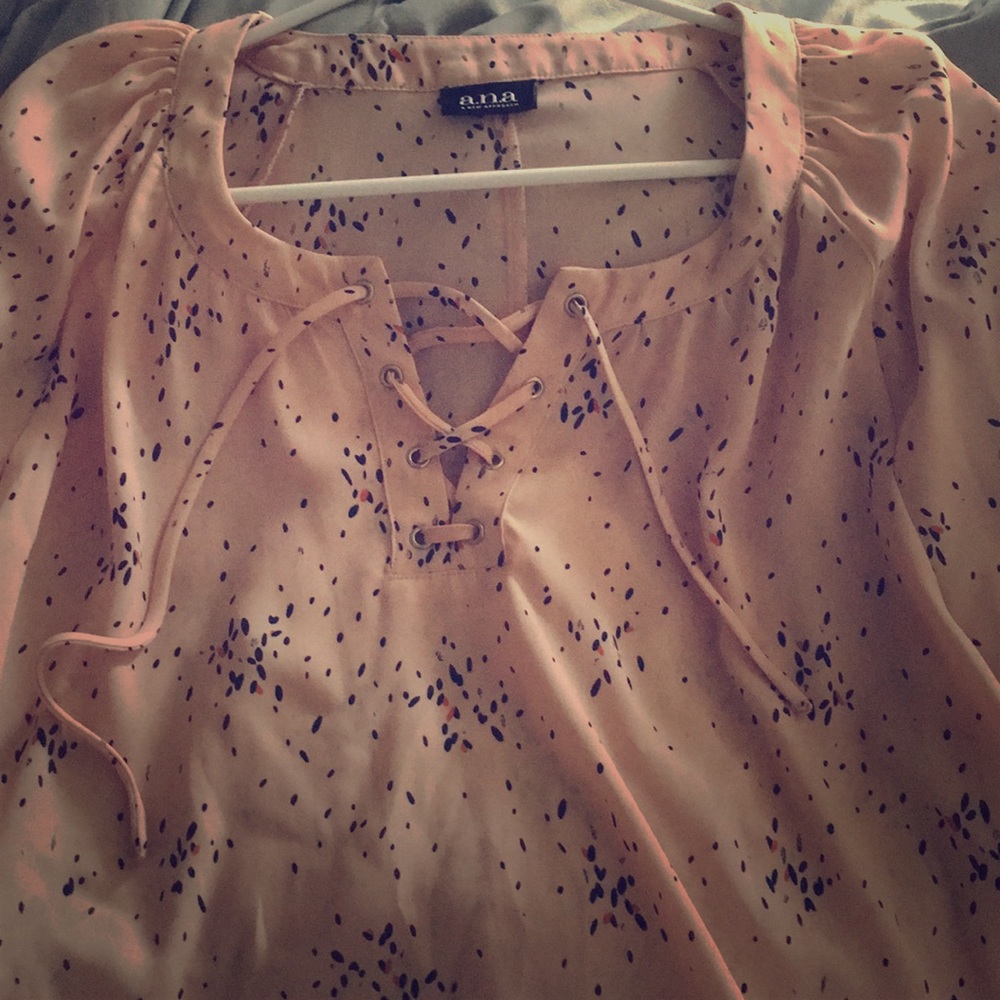 Pink sheer tunic